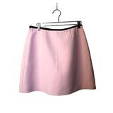 Vintage Prada Milano Mini Skirt Light Pink Size 42 W28 Women's Made in Italy