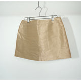 Gucci Gold Mini Skirt Size 38 Women's Made in Italy