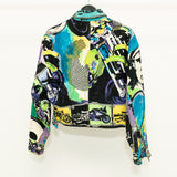 Vintage Gianni Versace Motocross Biker Jacket