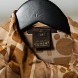 Louis Vuitton FW’00 Printed Silk Asymmetrical Button Up Shirt