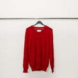 Maison Margiela Red Long Sleeve Sweater