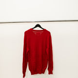 Maison Margiela Red Long Sleeve Sweater