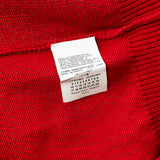 Maison Margiela Red Long Sleeve Sweater