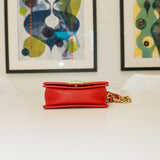 Chanel Red Caviar Quilted Boy Bag