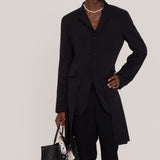 Comme Des Garcon Trench Layered Dress Coat / Blazer