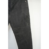 Prada Snap Pocket Straight Leg Denim Jeans Black W31 Men's