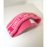 Christian Dior Fuchsia Band in Frottee Fabric One Size Women's