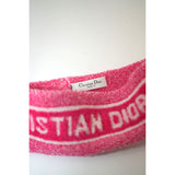 Christian Dior Fuchsia Band in Frottee Fabric One Size Women's