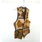 Vintage 1997 Hermès Persona by Loic Dubegion Silk Vest Men's Made in France Size 46