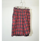 Gucci Tweed Hibiscus Red Shorts W24 Women's Made in Italy