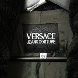 Versace Jeans Couture Teddy Fur Trench Coat Size XS Women's