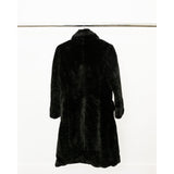 Versace Jeans Couture Teddy Fur Trench Coat Size XS Women's