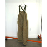 Vintage U.S. Navy WWII USN Cold/Wet Weather Wool Lined Deck Bib Overalls Small