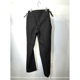 Tom Ford 100% Wool Pinstripe Trouser Pants Black Size 52R W28 Men's