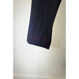 Gucci Straight Leg Navy Blue Trouser Pants w/ Maroon Line Accent 52R W35 Men's