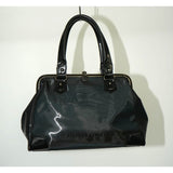 Jean Paul Gaultier Black Iridescent Shoulder Bag Women's