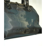 Jean Paul Gaultier Black Iridescent Shoulder Bag Women's