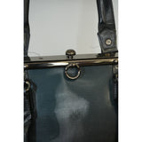 Jean Paul Gaultier Black Iridescent Shoulder Bag Women's