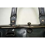 Jean Paul Gaultier Black Iridescent Shoulder Bag Women's