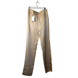 Gucci x Tom Ford High Waist Straight Leg Silk Trouser Pants Light Beige W30 Women's