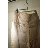 Gucci x Tom Ford High Waist Straight Leg Silk Trouser Pants Light Beige W30 Women's